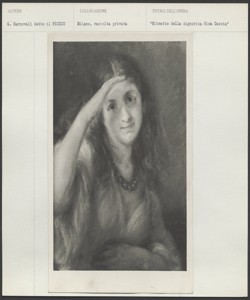 Milano - Collezione privata - il Piccio - Ritratto della signorina Gina Caccia