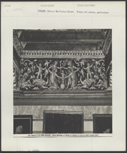 Bergamo - Palazzo Martinengo Bonomi - Salone - Fregio - Particolare