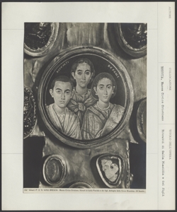 Brescia - Museo di S. Giulia - Croce di Desiderio - Particolare - Ritratto di Galla Placidia e dei figli