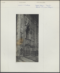 Venezia - Chiesa di S. Anastasia, Cappella e mausoleo a Tommaso Pellegrini