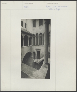Padova - Palazzina della Sovrintendenza, Cortile e Loggia