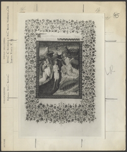 Firenze - Biblioteca Nazionale - Offiziolo di Gian Galeazzo e Filippo Maria Visconti - Miniatura