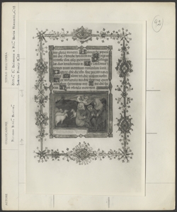 Firenze - Biblioteca Nazionale - Offiziolo di Gian Galeazzo e Filippo Maria Visconti - Miniatura