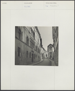 Feltre - Via Mezzaterra - Edifici Architettonici