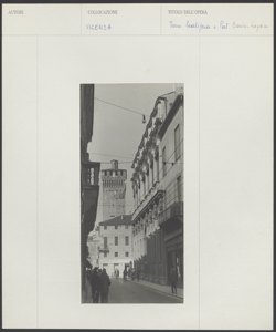 Vicenza - Palazzo Bonin Longare . Torre Scaligera - Edificio Architettonico