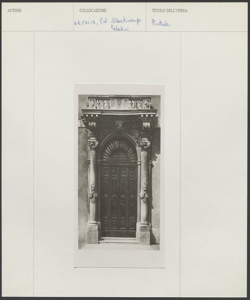 Brescia - Palazzo Martinengo Palatini - Portale - Edificio Architettonico