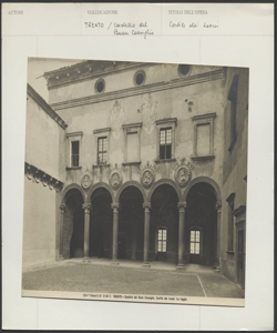 Trento - Castello del Buon Consiglio - Cortile dei Leoni - Edificio Architettonico