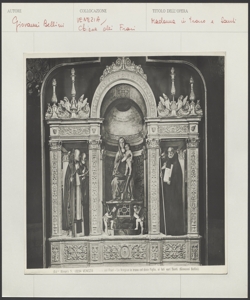 Venezia - Chiesa Santa Maria dei Frari - Giovanni Bellini - Pala - Madonna in trono e Santi - Pittura