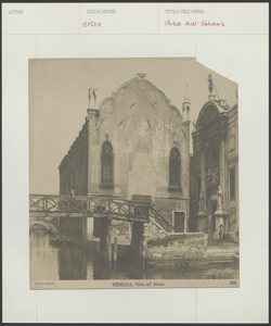 Venezia - Chiesa - Scuola Vecchia - Abbazia della Misericordia - Edifici Architettonici
