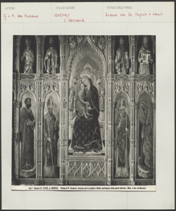 Venezia - San Zaccaria - Giovanni e Antonio da Murano - Ancona - Pittura