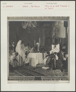 Genova - Palazzo Bianco - Ultime ore di Carlo Emanuele I di Savoia - Niccolò Barabino - Dipinto