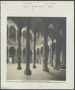 Torino - Palazzo dell'Università - Cortile - Edificio Architettonico