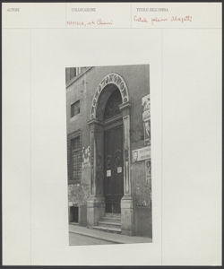 Mantova - Palazzo Aldegatti - Portale - Edificio Architettonico
