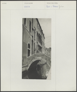 Venezia - Ponte Palazzo Erizzo - S. Martino - Esterno