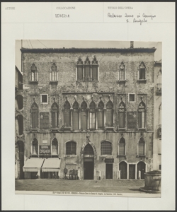 Venezia - Palazzo Zeno - Campo S. Angelo - penna nera)