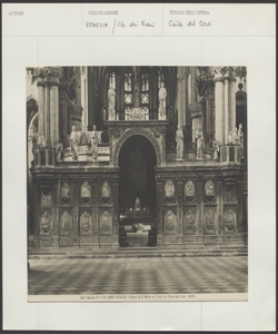 Venezia - S. Maria dei Frari - Cinta del Coro