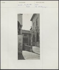 Feltre - Piazza delle Biade - Teatro - Esterno