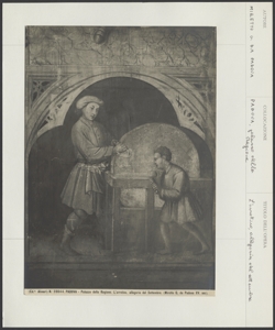 Padova - Palazzo della Ragione - Miretto G. da Padova - L'arrotino, allegoria del Settembre