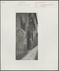 Verona - Via Rosa - Casa Guglielmo Guariento - Esterno