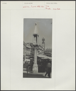 Verona - Piazza delle Erbe - Torre del Gardello - Edicola Viscontea