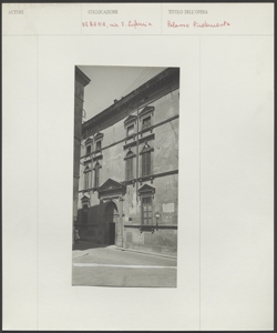 Verona - Via S. Eufemia - Palazzo Piedemonte - Esterno