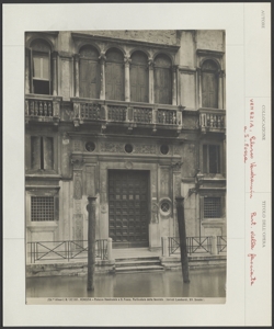 Venezia - Palazzo Vendramin a S. Fosca - Esterno