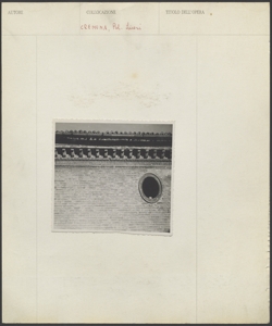 Reggio Emilia - Palazzo Linari - Cornicione in Cotto - Edificio Architettonico