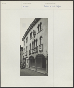 Belluno - Via S. Stefano - Palazzo - Edificio Architettonico