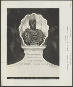 Venezia - chiesa di S. Giovanni e Paolo - Busto di Tiziano