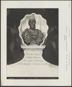 Venezia - chiesa di S. Giovanni e Paolo - Busto di Tiziano