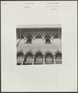Padova - Palazzo Pozzobonella-Papafava - Cornicione