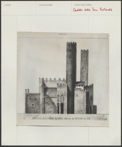 Castello della Torre Rotonda - Disegno - Como