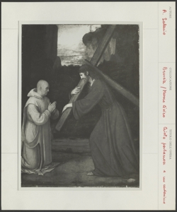 Brescia - Museo Civico - Cristo portacroce e un certosino - Andrea Solario
