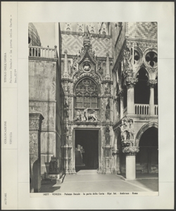 Venezia - Palazzo Ducale - Porta della Carta - Sec. XIV