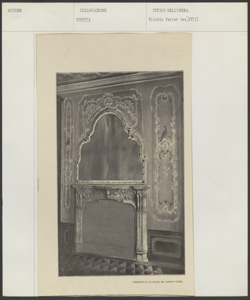 Venezia - Casino Venier -XVIII sec. - Caminetto
