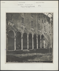 Mantova - Palazzo San Sebastiano (già Casa di S. Luigi Gonzaga - Lazzaretto )- Cortile