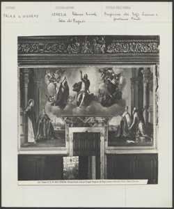 Venezia - Palazzo Ducale - Sala dei Pregadi - Preghiera dei Dogi Lorenzo e Gerolamo Priuli - Palma il Giovane