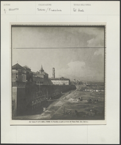 Torino - Palazzo Reale - Torino, veduta di Palazzo Reale da fuori mura - Bernarso Bellotto