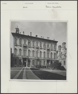 Pavia - Palazzo Mezzabarba - Facciata