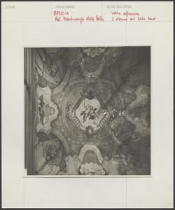 Brescia - Palazzo Martinengo delle Palle - Volta Affrescata - I stanza - Lato Nord
