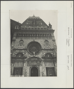 Bergamo - Cappella Colleoni - Facciata - Particolare