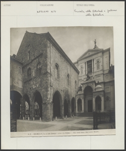 Bergamo Alta - Cattedrale - Facciata - Palazzo Biblioteca