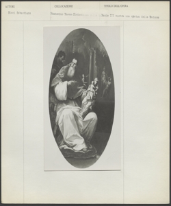 Piacenza - Museo Civico - Ricci Sebastiano - Paolo III mostra una statua della Madonna,