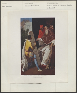 Piacenza - Museo Civico - Ricci Sebastiano - Paolo III approva la Pianta del Castello di Piacenza?