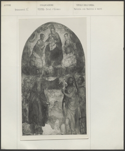 Verona - Ubicazione ignota - Brusasorzi D. - Madonna con Bambino e Santi