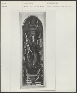 Milano - Raccolta Gallarati Scotti - Butinone - Madonna in trono e Angeli musicanti
