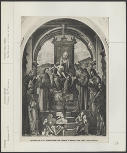 Pirano- San Francesco- Carpaccio V., Madonna in trono e santi