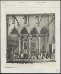 Venezia -Gallerie Accademia - Carpaccio V., Apparizione dei crocifissi Processione