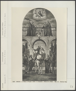 Venezia- chiesa di San Vitale- Carpaccio V. - San Vitale a cavallo