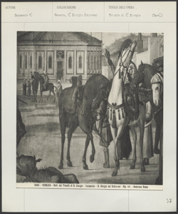 Venezia - S. Giorgio Schiavoni - Carpaccio V. - Trionfo di S. Giorgio (Part.)